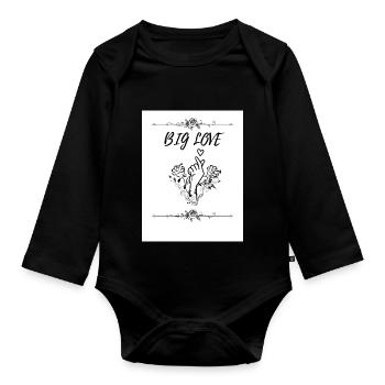 Emotion - Baby Bio-Langarm-Body - Schwarz - Vorne