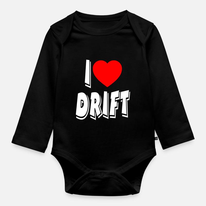 Auto - Baby Bio-Langarm-Body - Schwarz