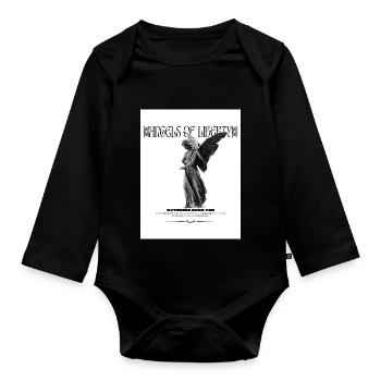 Angels of Liberty - Baby Bio-Langarm-Body - Schwarz - Vorne