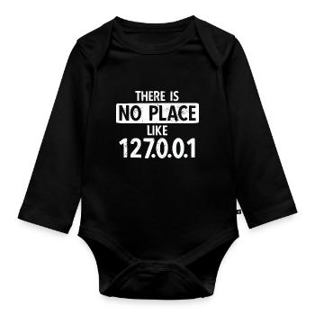 Software Ingenieur Informatiker Programmierer - Baby Bio-Langarm-Body - Schwarz - Vorne