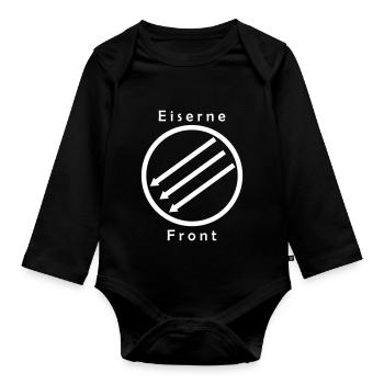 Eiserne Fron - Drei Pfeile - Organic Longsleeve Baby Bodysuit - black - Front