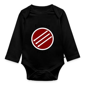 Eiserne Fron - Drei Pfeile - Organic Longsleeve Baby Bodysuit - black - Front