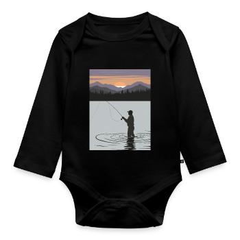 Tattoo Art Artist Gift - Organic Longsleeve Baby Bodysuit - black - Front