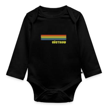 Güstrow - Baby Bio-Langarm-Body - Schwarz - Vorne