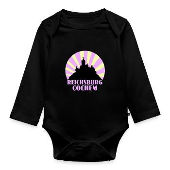 Reichsburg Cochem - Baby Bio-Langarm-Body - Schwarz - Vorne