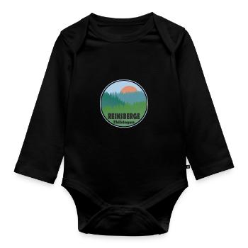Reinsberge - Baby Bio-Langarm-Body - Schwarz - Vorne