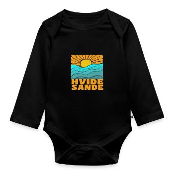 Hvide Sande Dänemark - Baby Bio-Langarm-Body - Schwarz - Vorne