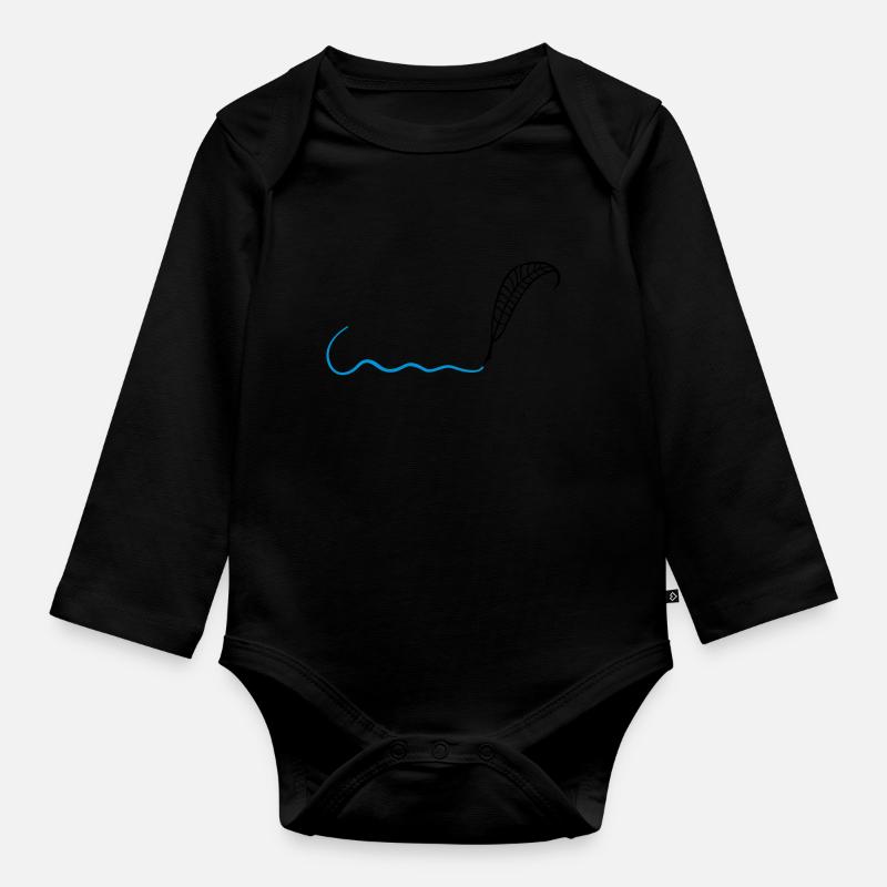 Écrivain plume cadeau auteur - Body Bébé bio manches longues - noir
