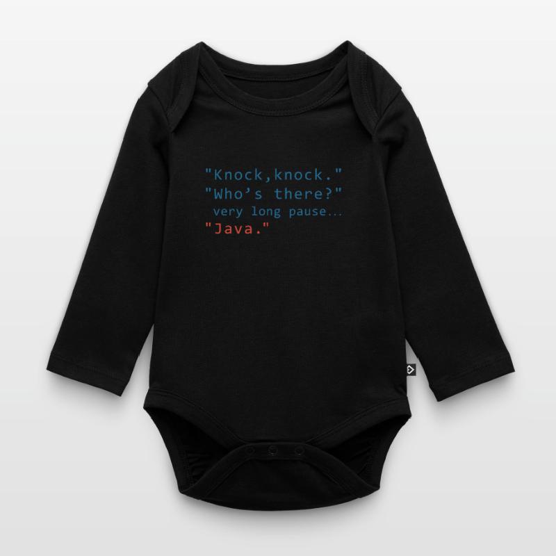 Cadeau informatique de programmation Java disant Body Bébé bio manches longues