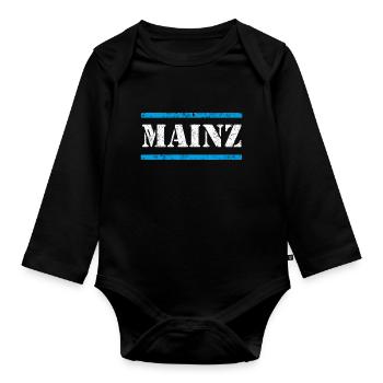 Mainz - Baby Bio-Langarm-Body - Schwarz - Vorne
