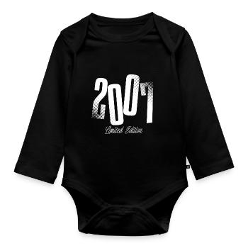 2007 Année de naissance Année de naissance - Body Bébé bio manches longues - noir - Devant