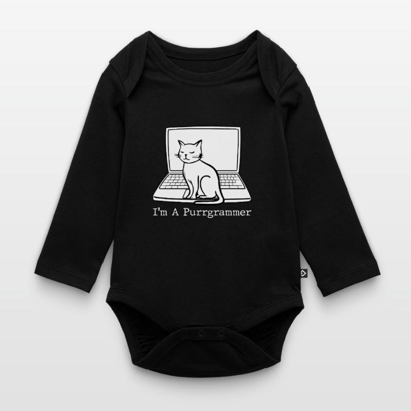 Programmeur Coder Développeur de logiciels Body Bébé bio manches longues
