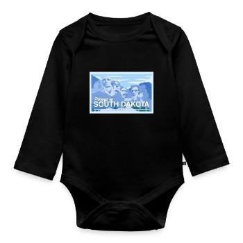 South Dakota Fil-Am Design pour les fiers Pinoys - Body Bébé bio manches longues - noir - Devant