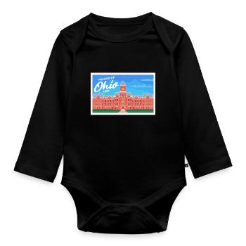 Ohio Fil-Am Design pour Proud Pinoys - Body Bébé bio manches longues - noir - Devant