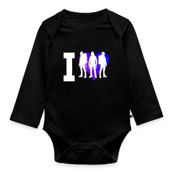 Climber Bouldering Women Bouldering - Organic Longsleeve Baby Bodysuit - black - Front