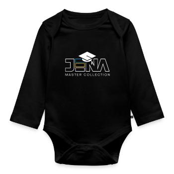 Jena Master Collection - Organic Longsleeve Baby Bodysuit - black - Front
