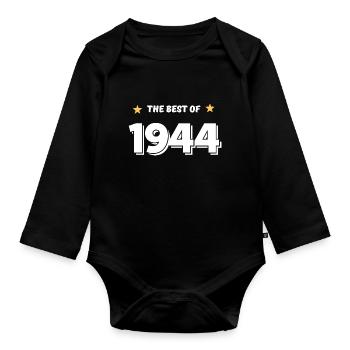 Das Beste von 1944 - Baby Bio-Langarm-Body - Schwarz - Vorne