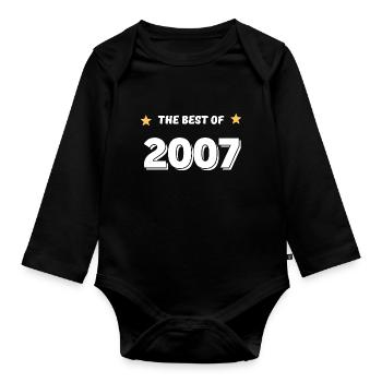 Das Beste aus 2007 - Baby Bio-Langarm-Body - Schwarz - Vorne