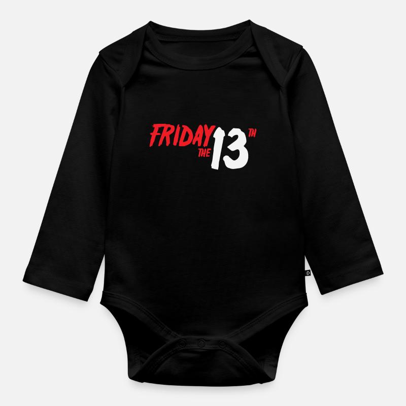 VENDREDI 13 - Body Bébé bio manches longues - noir