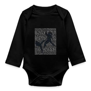 Tang Soo Do - Body Bébé bio manches longues - noir - Devant