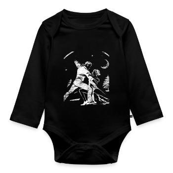 Danse Tango - Body Bébé bio manches longues - noir - Devant