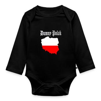 Pologne Design - Body Bébé bio manches longues - noir - Devant