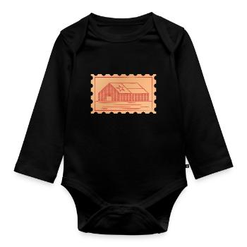 Texas Weather Summer Farm Design pour les fiers Texans - Body Bébé bio manches longues - noir - Devant