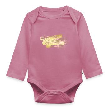 MRLORD OG GOLD 1 - Organic Longsleeve Baby Bodysuit - mauve - Front