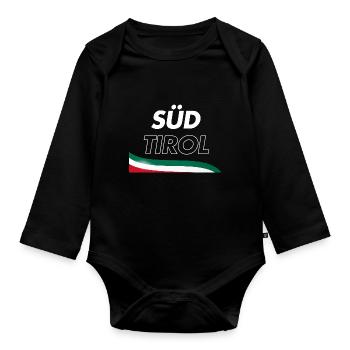 Tyrol du Sud - Body Bébé bio manches longues - noir - Devant