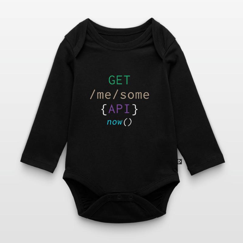 Cadeau informatique de programmation API disant Body Bébé bio manches longues