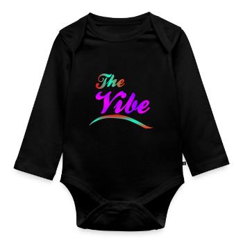 The Vibe - Baby Bio-Langarm-Body - Schwarz - Vorne
