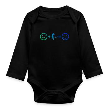 Scooter Hommes Femmes Scooter Scooter Stunt - Body Bébé bio manches longues - noir - Devant