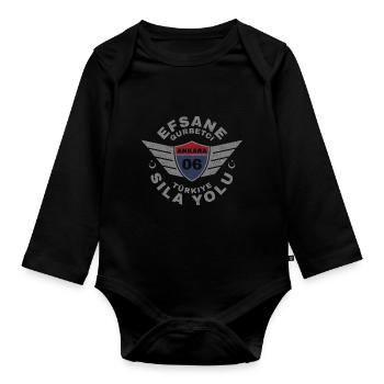 Ankara - Baby Bio-Langarm-Body - Schwarz - Vorne