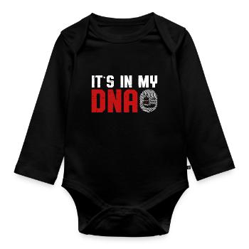 Christopher Columbus - Baby Bio-Langarm-Body - Schwarz - Vorne