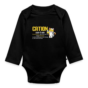 T-shirt Smart Mathematics de l’Université des Sciences - Body Bébé bio manches longues - noir - Devant