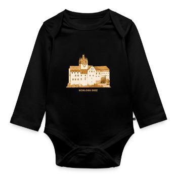 Diez Castle Castle Rhineland-Palatinate - Organic Longsleeve Baby Bodysuit - black - Front