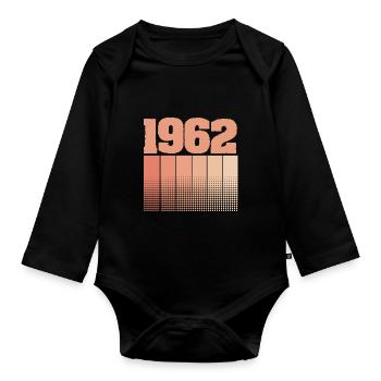 1962 - Baby Bio-Langarm-Body - Schwarz - Vorne