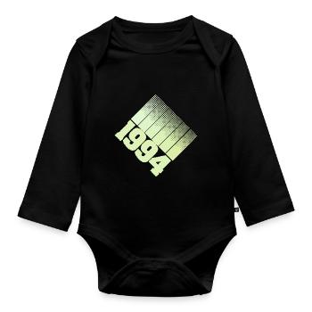 Année de jeu 1994 - Body Bébé bio manches longues - noir - Devant