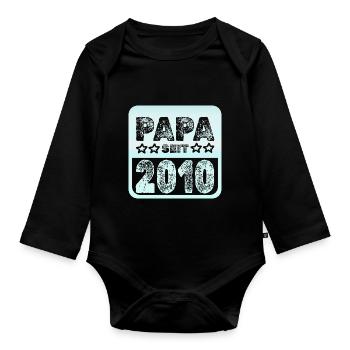 2010 - Baby Bio-Langarm-Body - Schwarz - Vorne