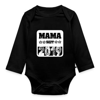 seit 2019 - Baby Bio-Langarm-Body - Schwarz - Vorne