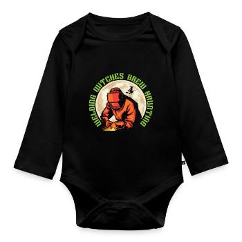 Souder Witch Brew Spooky Spark Hall - Body Bébé bio manches longues - noir - Devant