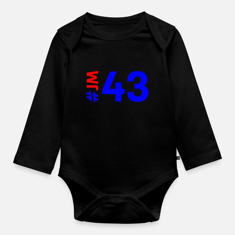 JM43 - Body Bébé bio manches longues - noir
