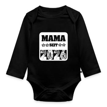 Baby 2026 - Baby Bio-Langarm-Body - Schwarz - Vorne