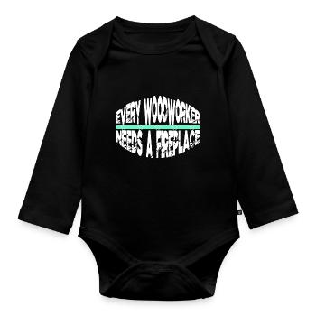 Statement Sabrina Carpenter Tshirts Funshirt - Organic Longsleeve Baby Bodysuit - black - Front