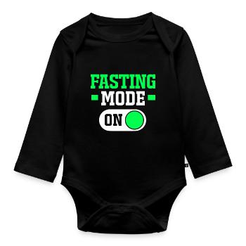Muslim - Baby Bio-Langarm-Body - Schwarz - Vorne