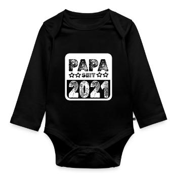 2021 - Body Bébé bio manches longues - noir - Devant
