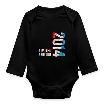 2014 Édition limitée Cadeau d’anniversaire 2014 - Body Bébé bio manches longues - noir - Devant