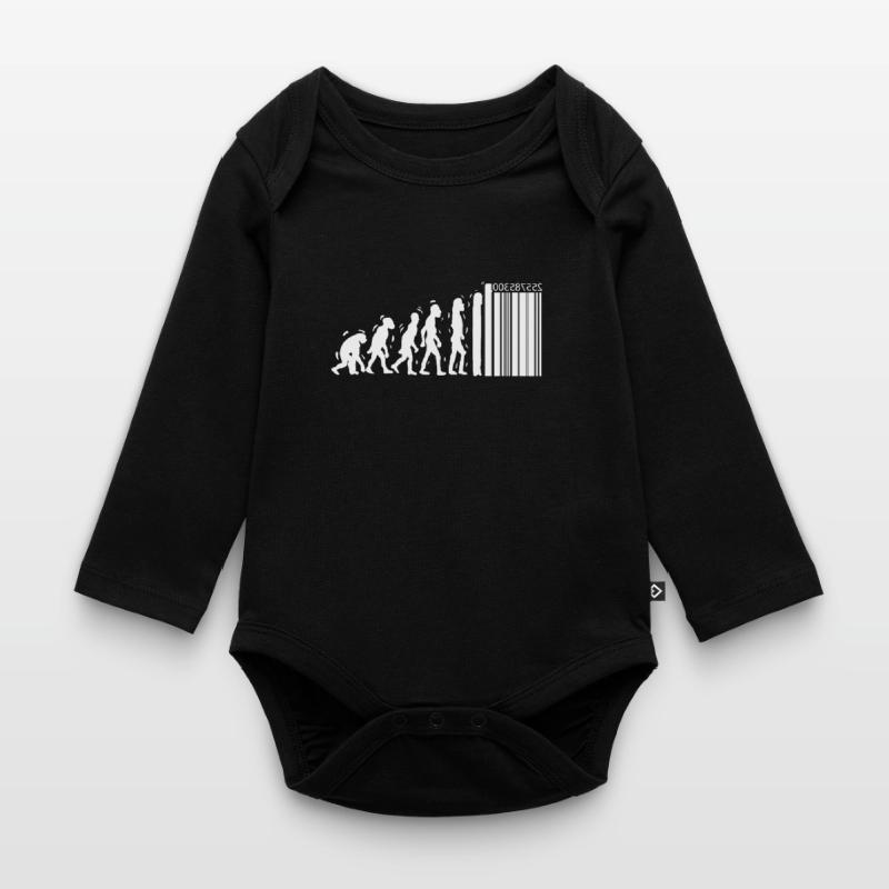 Unique Evolution Design For Consumers Evolution Organic Longsleeve Baby Bodysuit