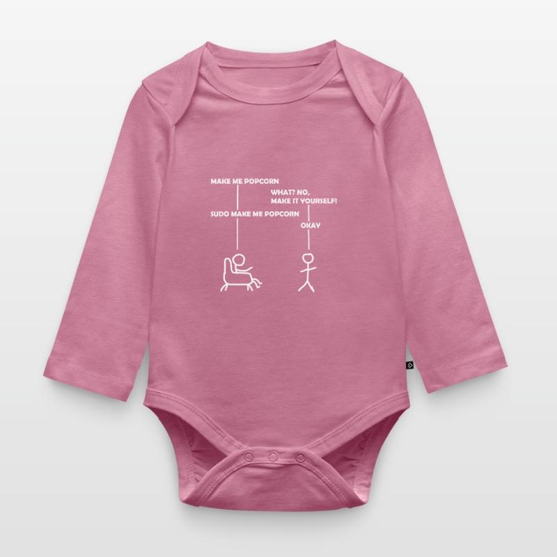programmer sudo informatik Organic Longsleeve Baby Bodysuit