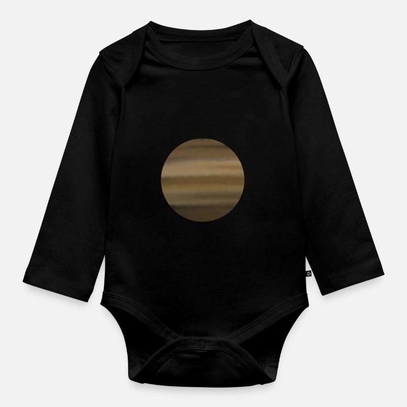 Vénus - Body Bébé bio manches longues - noir
